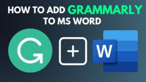 Voici le processus étape par étape pour ajouter de la grammaire dans Microsoft Word