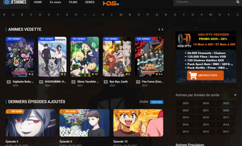 Jetanime Mangas Animes Streaming Gratuits