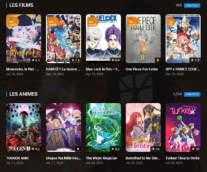 plateforme de streaming manga gratuite